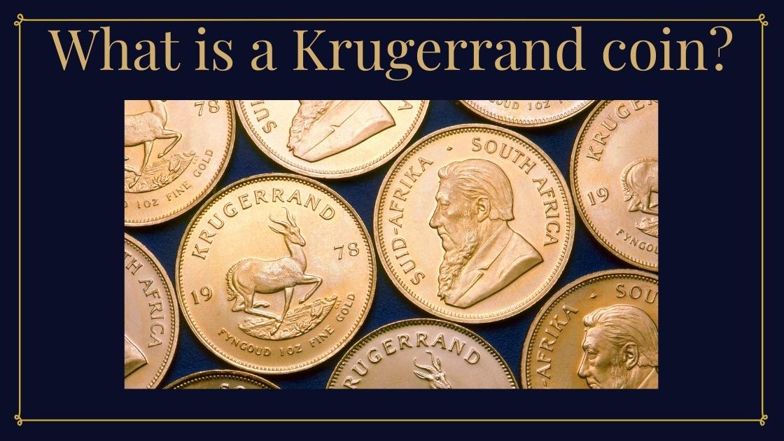 what is a krugerrand coin with coins in background