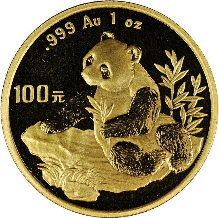 Chinese Panda Gold Coin Review 1998 Reverse Design