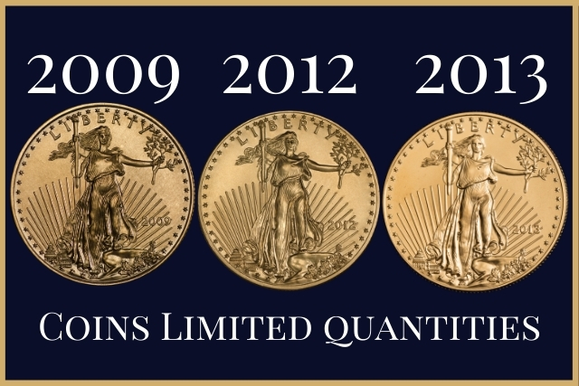 gold coins vs gold bars & coins limited quantities