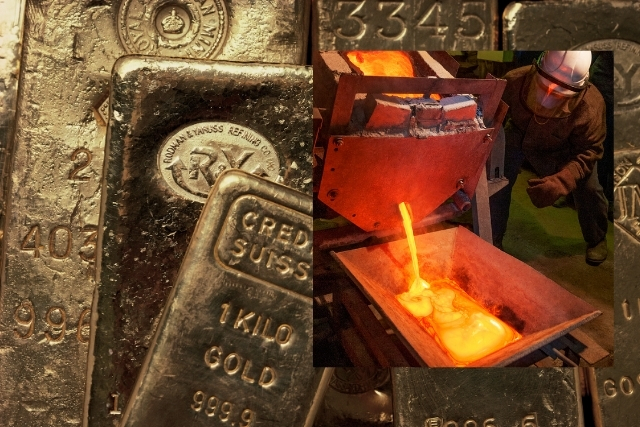 how to buy gold and silver casted bars